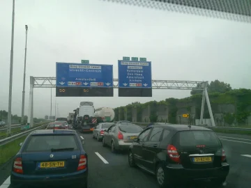 A15 nine-car pileup traffic disruption