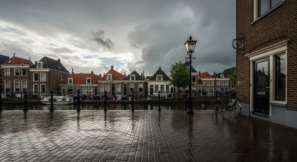 Dutch weather cools after heat and storms