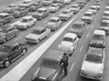 Dutch traffic congestion during Ascension weekend
