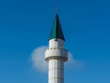 Exterior of a mosque in the Netherlands where imam stabbed Maassluis incident occurred near Rotterdam