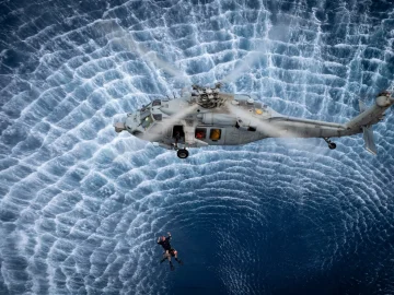 Saba hiker search with drones and marines