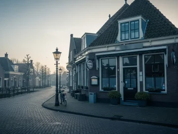 News image about respectful realistic public-safety stock photo: a small closed restaurant exterior on a qu