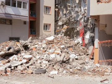 Huizen explosion demolition site
