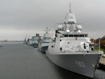Princess Amalia military training with Dutch Navy