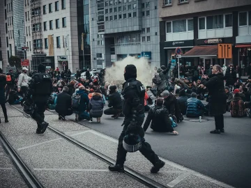 Maastricht youth unrest in Malberg district