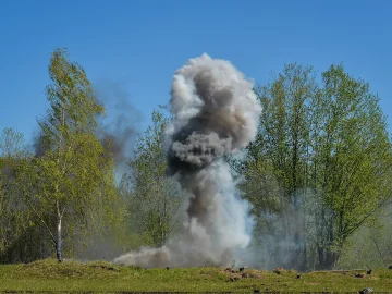 Zaandam explosion damage to apartment building