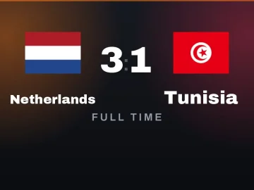 Netherlands 3–1 Tunisia
